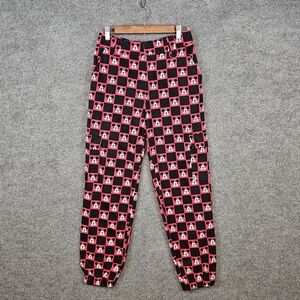 Disney Mickey Mouse Checkered Cargo Jogger Pants - Size Medium